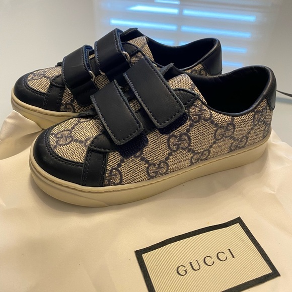 Gucci Kids Sneakers – like New/ Box & Dust Bag – Size 25 - Picture 6 of 11